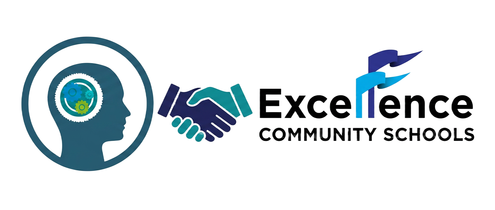 Excellence Community Schools and Harding Media partnership logo